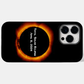 2024年太陽の皆既食 Case-Mate iPhoneケース (裏面 (横))