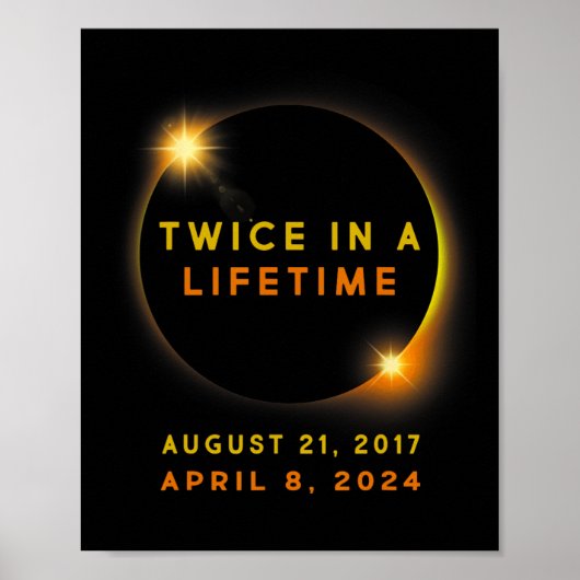 2024年太陽のEclipseで2回太陽の食 ポスター (正面)