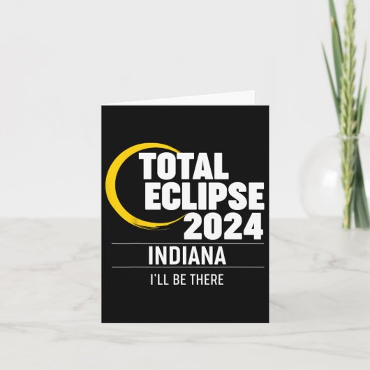 2024年太陽のEclipse Indiana カード (正面)