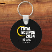 2024年太陽のEclipse Indiana キーホルダー (正面)