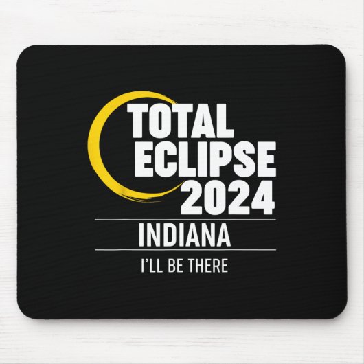 2024年太陽のEclipse Indiana マウスパッド (正面)