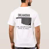 2024年太陽のEclipse Oklahoma T-Shirt Tシャツ (裏面)