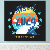 2024年定年退職 キャンバスプリント (インサイチュ (ウッドフロア))
