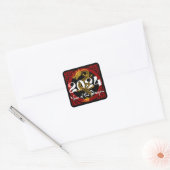 2024年干支 辰年 スクエアシール (封筒)