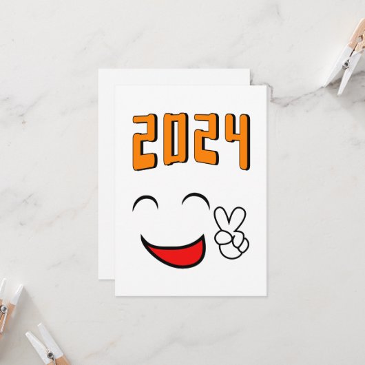 2024年平和と愛 カード (正面/裏面インサイチュ)