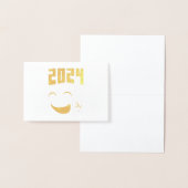 2024年平和と愛 箔カード (ディスプレー)