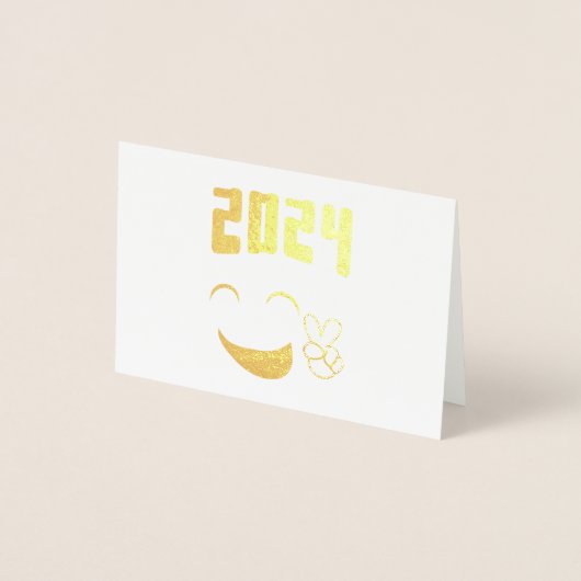 2024年平和愛 箔カード (正面)