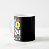 2024年幼稚園パパ卒業 コーヒーマグカップ (正面左)