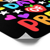 2024年幼稚園卒園 最後の登園日 トドラー ポスター (角)
