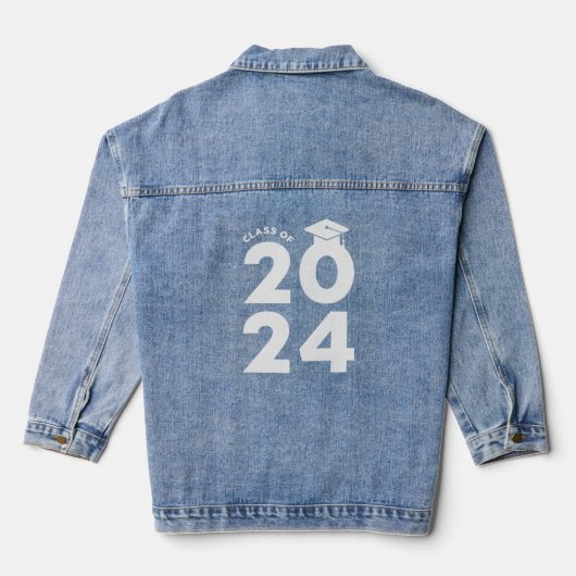 2024年度卒業デザイン デニムジャケット (裏面)