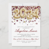 2024年度卒業パーティー招待状 招待状 (正面)