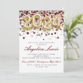 2024年度卒業パーティー招待状 招待状 (スタンド正面)