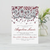 2024年度卒業パーティー招待状 招待状 (スタンド正面)