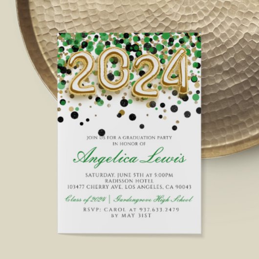 2024年度卒業パーティー招待状 招待状