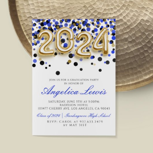 2024年度卒業パーティー招待状 招待状