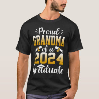 2024年度卒業生の祖母 シニア卒業式 Tシャツ