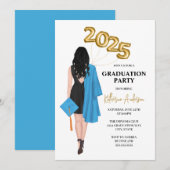 2024年度女子卒業クラス 卒業パーティー 招待状 (正面/裏面)