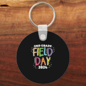 2024年度第2学年フィールドデー学校児童先生 キーホルダー (正面)