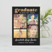 2024年度金ゴールドクラスCollage Black 招待状 (スタンド正面)