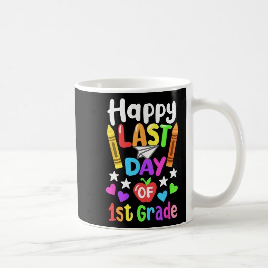 2024年度1年生の最後の登校日 子供 コーヒーマグカップ (右)