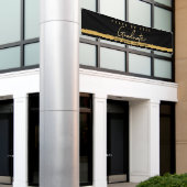 2024年度 ブラッククラス 卒業バナー 横断幕 (ビルの外側)