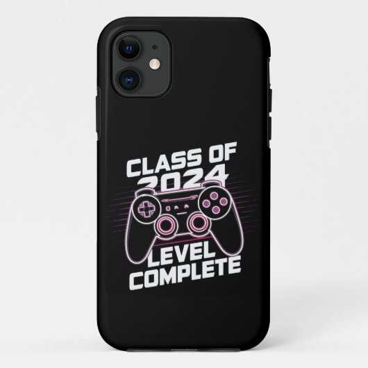 2024年度 レベル完了 シニア 卒業おめでとう Case-Mate iPhoneケース (裏面)