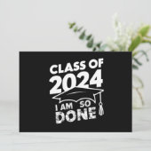 2024年度 卒業おめでとう!ユーモア溢れる卒業生 招待状 (スタンド正面)