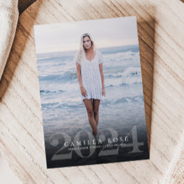 2024年度 卒業写真 アナウンスメント エレガント 招待状