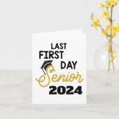 2024年度 卒業式 最後の1日 先輩 クラス Of 20 カード (黄色い花)