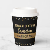 2024年度 卒業 クラス オリジナル 卒業祝い コンフェッティ 紙コップ (正面)