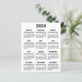 2024年度At Glanceカレンダー紙シート (スタンド正面)