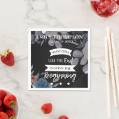 2024年引用文感動的卒業パーティーのクラス スタンダードカクテルナプキン (インサイチュ)