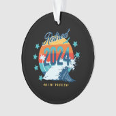 2024年引退しました オーナメント (正面)