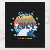 2024年引退しました ワインラベル (シングルラベル)