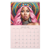 2024年強い女性カレンダー カレンダー (1月 2026)