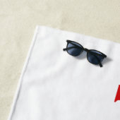 2024年愛国的ドナルド・トランプ ビーチタオル (インサイチュ)