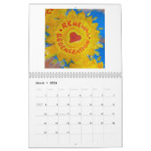 2024年感動的オリジナルのアートワーク カレンダー (3月 2026)