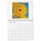 2024年感動的オリジナルのアートワーク カレンダー (3月 2027)