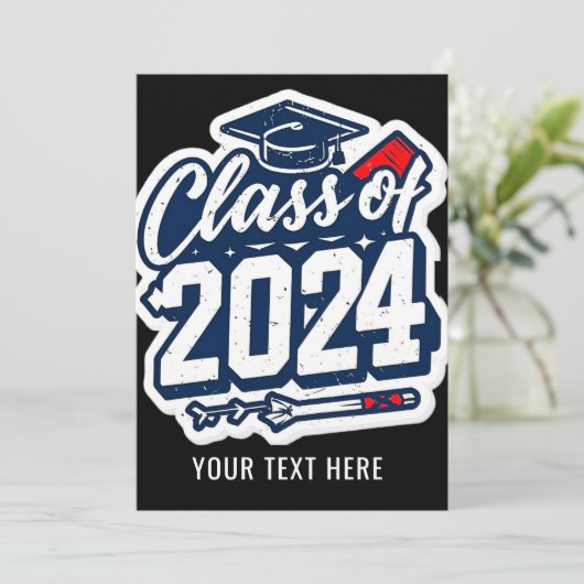 2024年授業卒業生・先生 招待状 (スタンド正面)