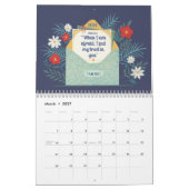 2024年文字カレンダー カレンダー (3月 2027)