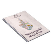 2024年文字ノートブックPsalm 56:3 ノートブック (右側)