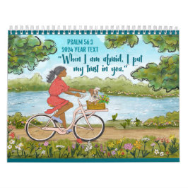 2024年文字Ps 56:3カレンダー カレンダー