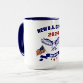 2024年新アメリカ市民 マグカップ (正面左)