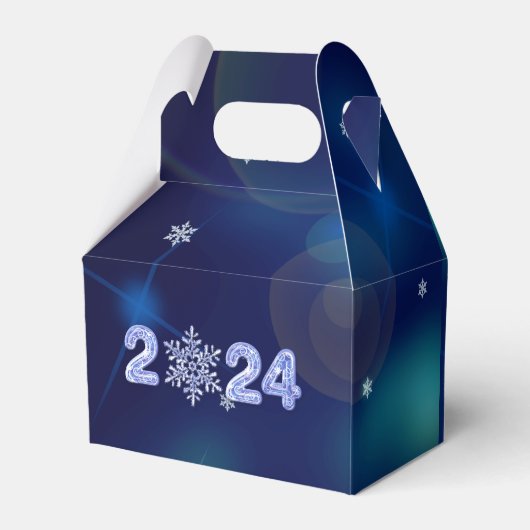 2024年新年おめでとうございますアイスナンバー&スノーフレーク フェイバーボックス (裏面サイド)