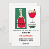 2024年新年おめでとうクリスマスグリーティングカード シーズンカード (正面/裏面)