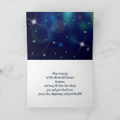 2024年新年おめでとう。アイスナンバー&スノーフレーク シーズンカード (内部)