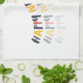 2024年新年おめでとう キッチンタオル (折り畳み)