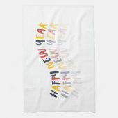 2024年新年おめでとう キッチンタオル (縦)