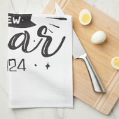 2024年新年おめでとう キッチンタオル (四つ折り)