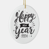 2024年新年おめでとう セラミックオーナメント (右)